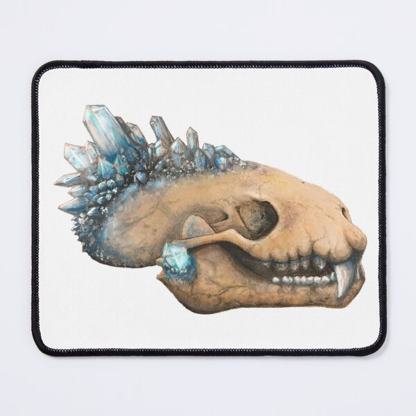 Item preview, Icy Crystal Badger Skull  designed and sold by Haydan O'Callaghan.