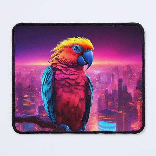 Item preview, Neon parrot designed and sold by Louvamoon artist.