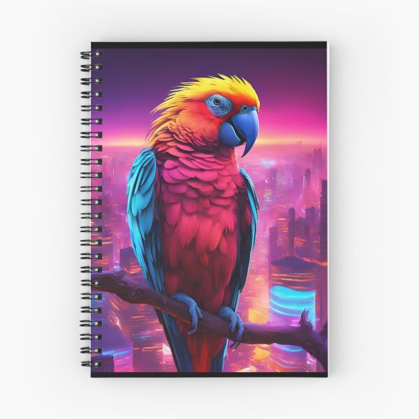 Item preview, Neon parrot designed and sold by Louvamoon artist.