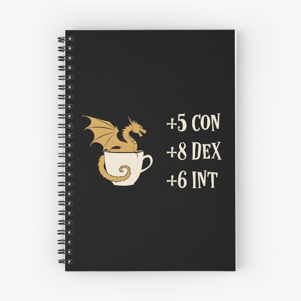Item preview, Dragon Coming Out of Coffee Stats designed and sold by pixeptional.