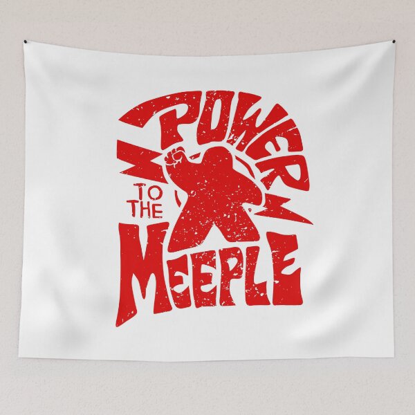 Item preview, Power to the Meeple designed and sold by ohmygoodstshirt.