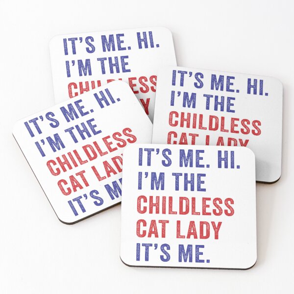 Item preview, It's Me Hi I'm The Childless Cat Lady President Harris 2024 designed and sold by ivotee.
