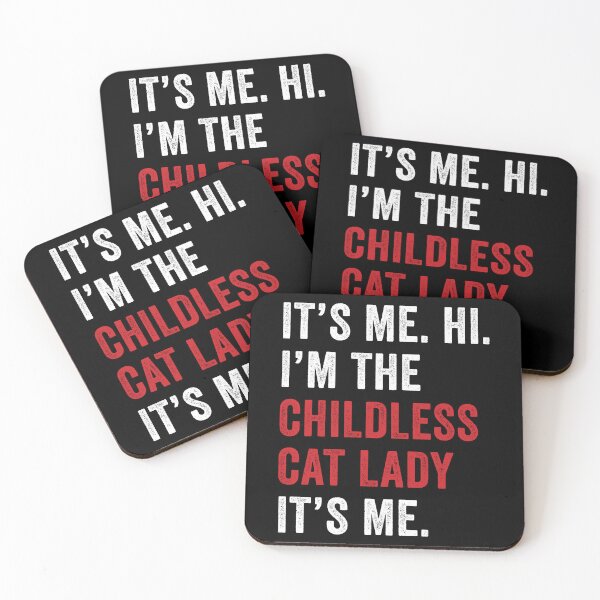 Item preview, It's Me Hi I'm The Childless Cat Lady President Harris 2024 designed and sold by ivotee.