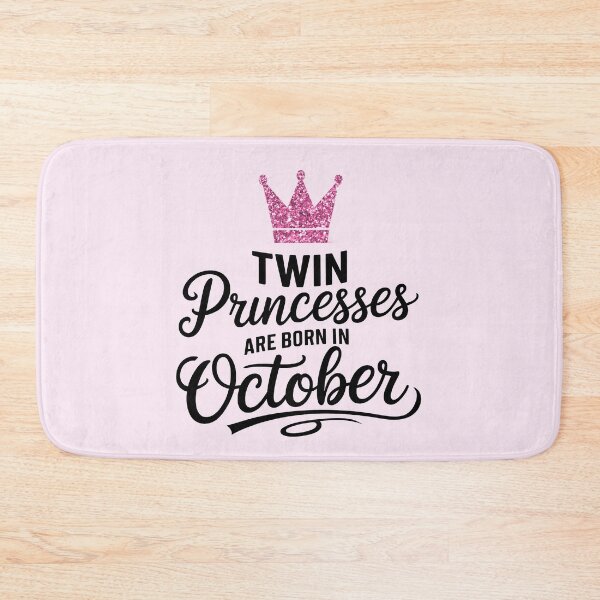 Item preview,  Twin Princesses Are Born in October Gift For Twin designed and sold by Verycutethings.