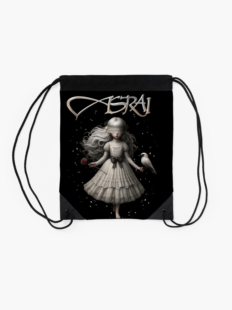 Thumbnail 2 of 3, Drawstring Bag, Blindfolded designed and sold by Asrai-band.