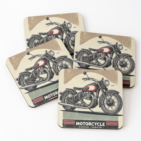 Item preview, Classic Vintage Motorcycle Poster designed and sold by JavisSRDesign.