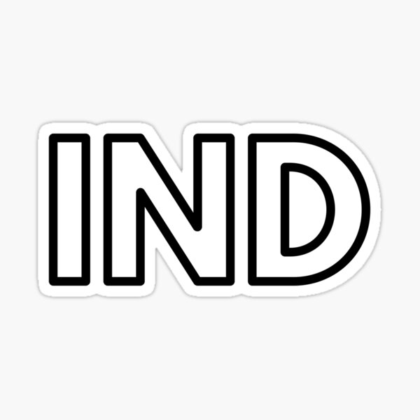 Item preview, IND • INDIANAPOLIS, INDIANA AIRPORT • BLACK • OUTLINE designed and sold by kassander.