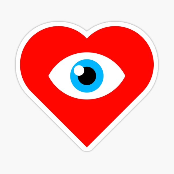 Watchful Heart Sticker