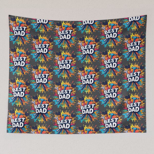 Item preview, Best Dad Ever - Colorful Tools Design for Handy Fathers designed and sold by InkredibleZ.