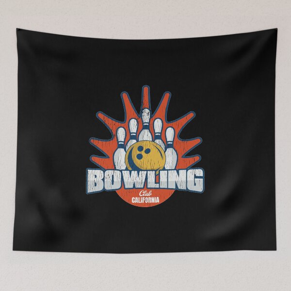 Item preview, "Vintage Bowling Club California – Retro Style Design" designed and sold by paulo silveira.