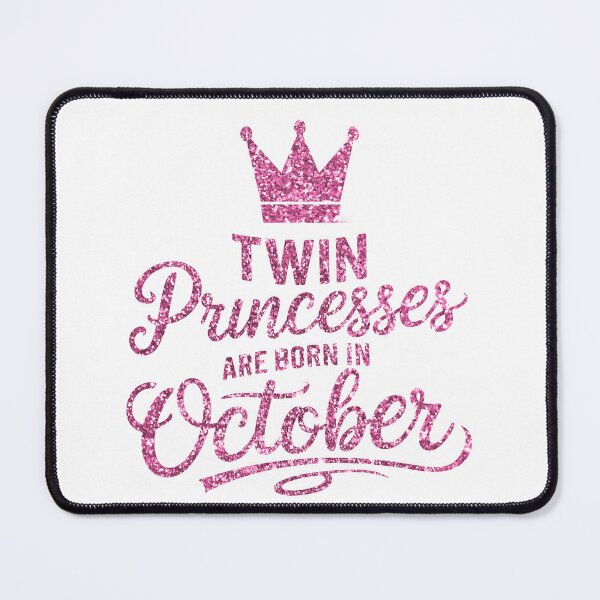 Item preview, Twin Princesses Are Born in October Gift For Twin designed and sold by Verycutethings.