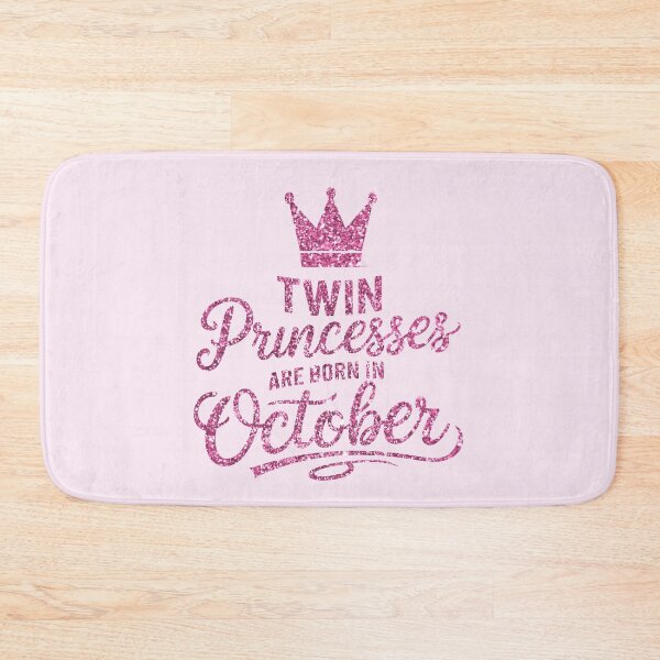Item preview, Twin Princesses Are Born in October Gift For Twin designed and sold by Verycutethings.