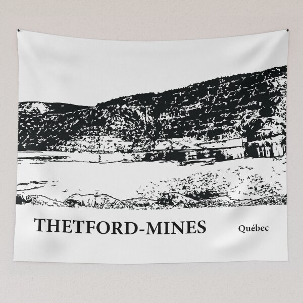 Item preview, Thetford-Mines Québec designed and sold by Lakeric Cityscapes.