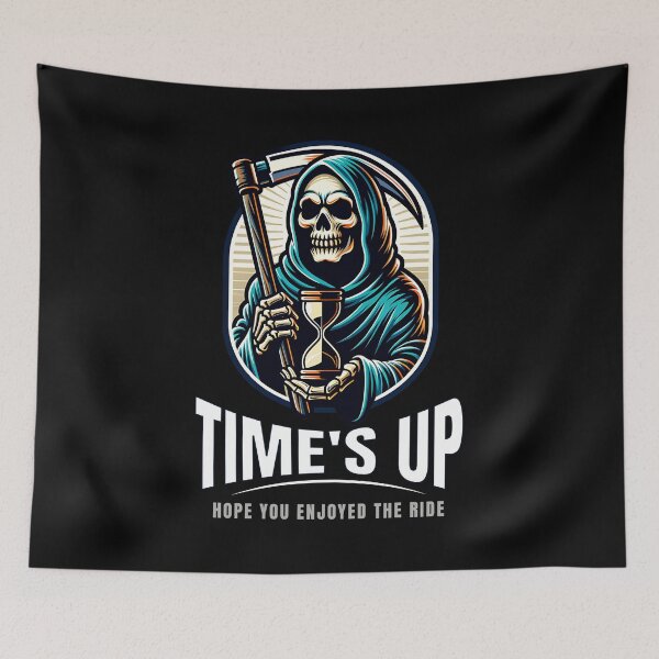 Item preview, Time's Up Grim Reaper designed and sold by RockBeeDesigns.