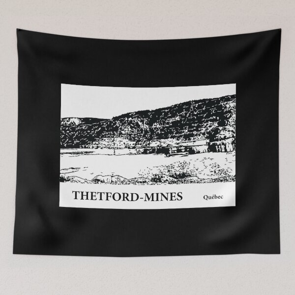Item preview, Thetford-Mines Québec designed and sold by Lakeric Cityscapes.