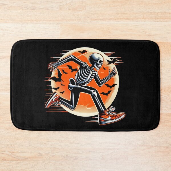 Item preview, Funny Running Skeleton: Halloween Vibes designed and sold by printmala.