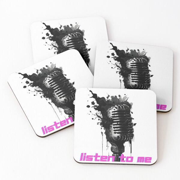 Item preview, LISTEN TO ME OLD MICROPHONE designed and sold by infinitearte.