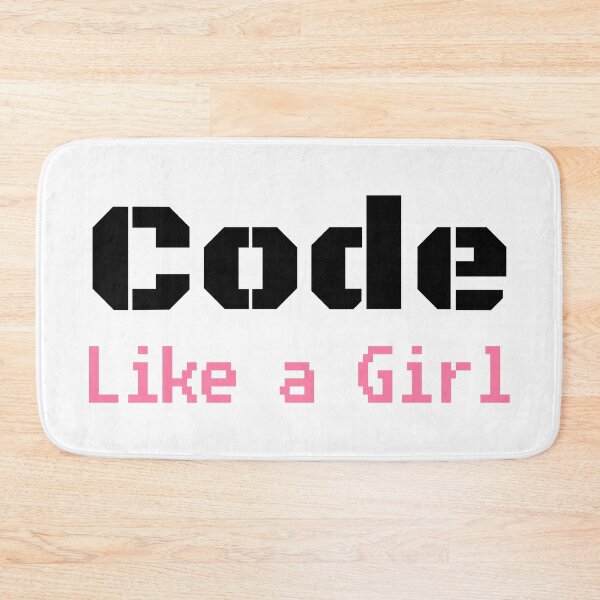 Item preview, Code Like A Girl - Programming Computer Science designed and sold by ScienceCorner.