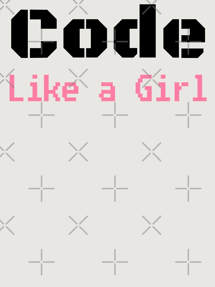 Thumbnail 6 of 6, Premium Oversized Hoodie, Code Like A Girl - Programming Computer Science designed and sold by ScienceCorner.