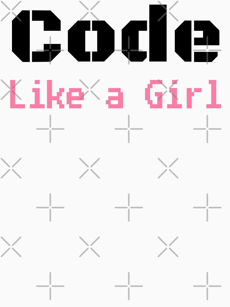 Thumbnail 6 of 6, Pullover Hoodie, Code Like A Girl - Programming Computer Science designed and sold by ScienceCorner.