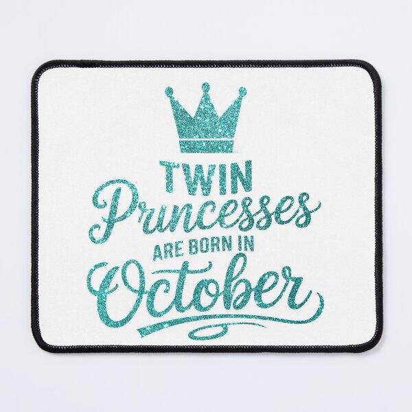 Item preview, Twin Princesses Are Born in October Gift For Twin designed and sold by Verycutethings.