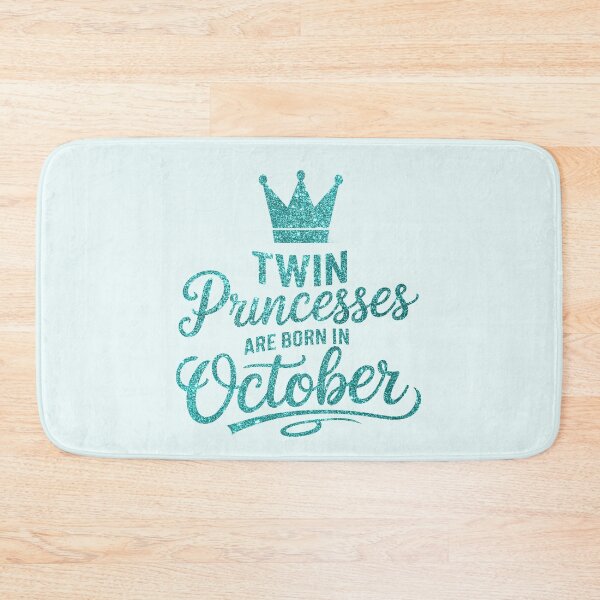 Item preview, Twin Princesses Are Born in October Gift For Twin designed and sold by Verycutethings.