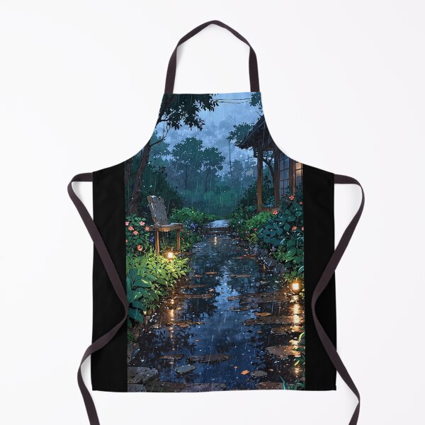 Item preview, Garden in the pouring rain. designed and sold by ArtCraftLab.