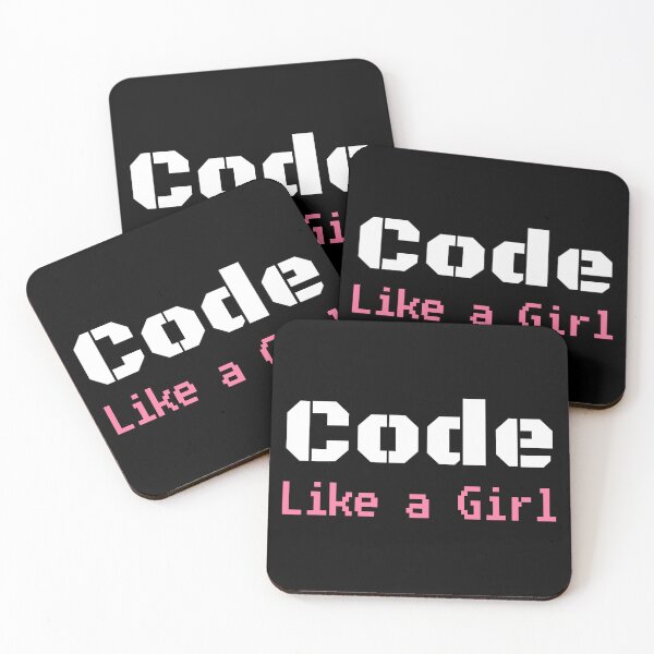 Item preview, Code Like A Girl - Programming Computer Science designed and sold by ScienceCorner.