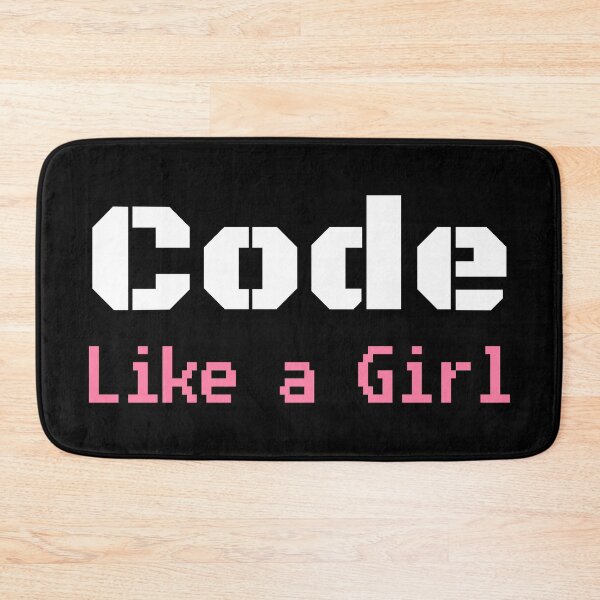 Item preview, Code Like A Girl - Programming Computer Science designed and sold by ScienceCorner.