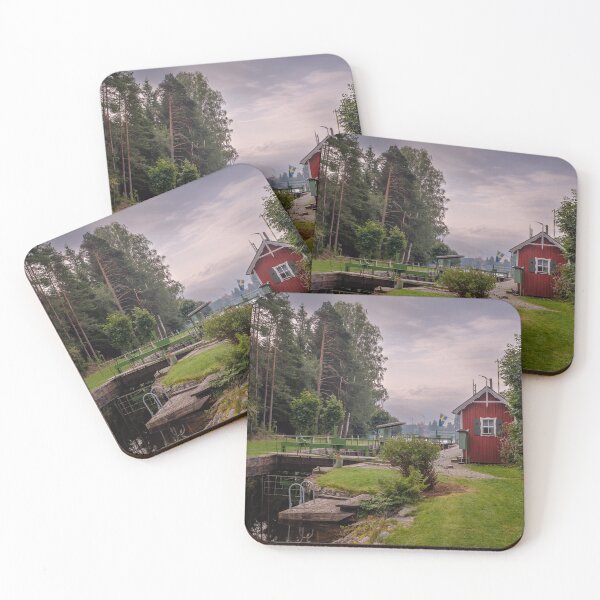 Item preview, Cloudy morning at the lock of Dalslands Canal designed and sold by connyM-Sweden.