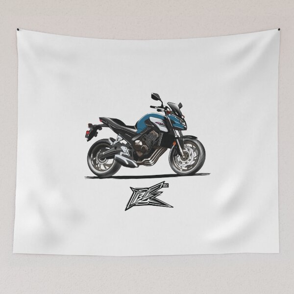 Item preview, honda cb750 blue  designed and sold by NaquashM.