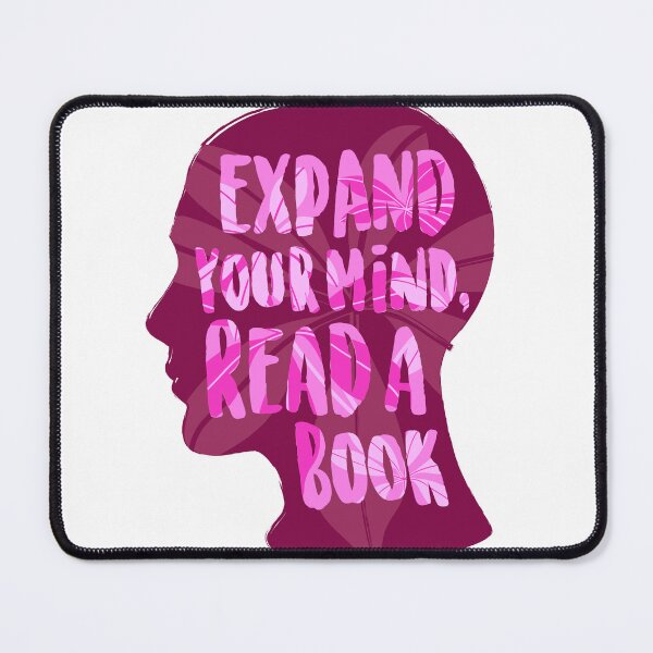 Item preview, Expand Your Mind, Read a Book designed and sold by WolfBirdDesigns.