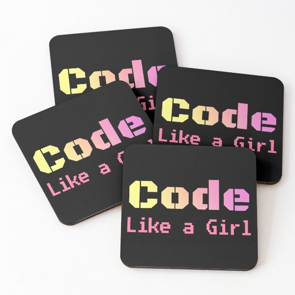 Item preview, Code Like A Girl - Programming Computer Science designed and sold by ScienceCorner.