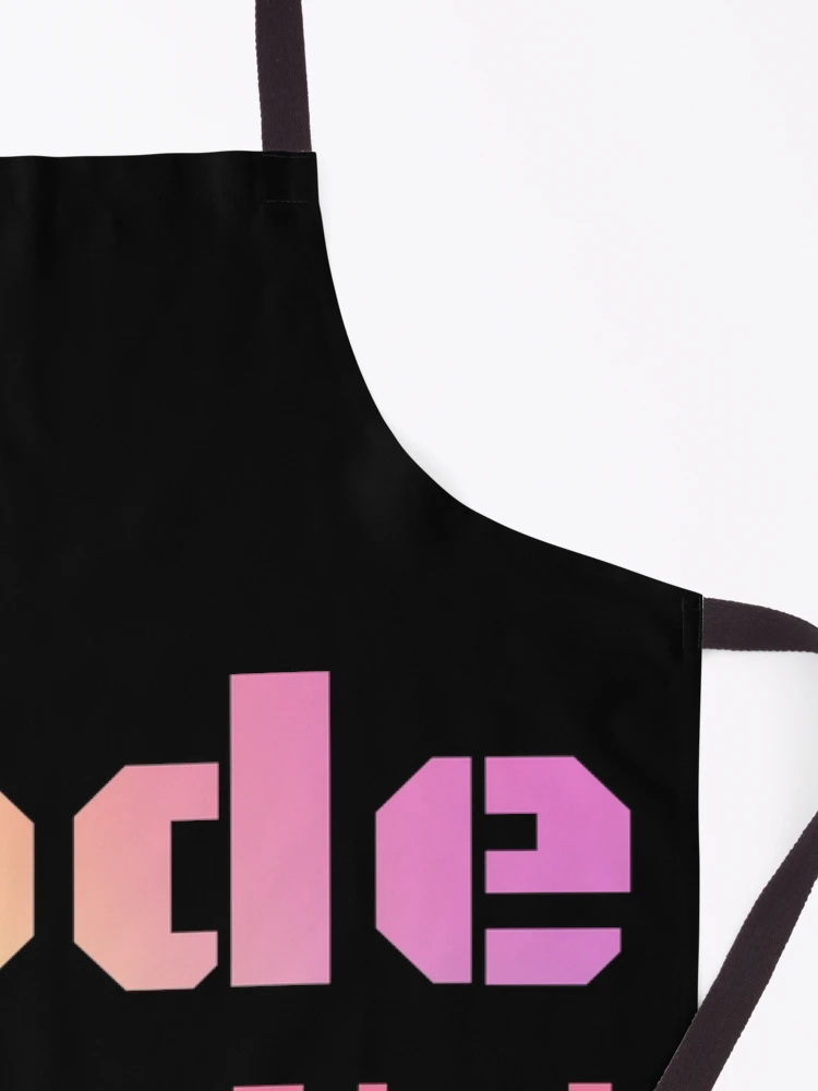 Thumbnail 3 von 6, Schürze, Code Like A Girl - Programmieren Informatik designt und verkauft von ScienceCorner.