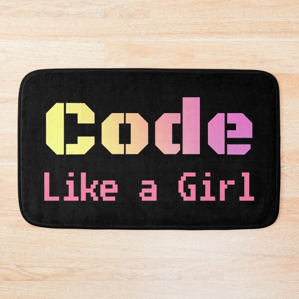 Item preview, Code Like A Girl - Programming Computer Science designed and sold by ScienceCorner.