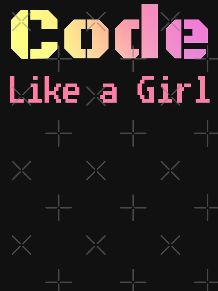 Thumbnail 6 of 6, Premium Oversized Sweatshirt, Code Like A Girl - Programming Computer Science designed and sold by ScienceCorner.