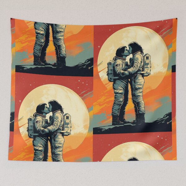 Item preview, Cosmic Love, Girls in Love designed and sold by ArtPixelHaven.