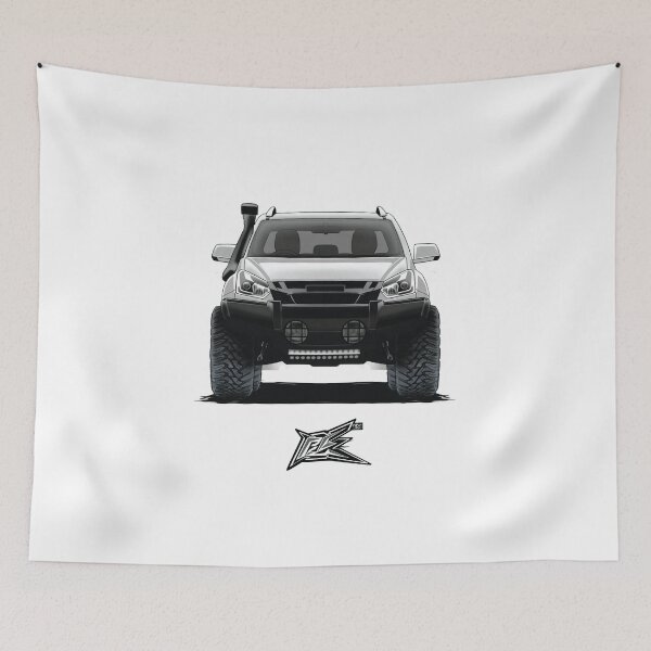 Item preview, isuzu dmax vcross overland white  designed and sold by NaquashM.