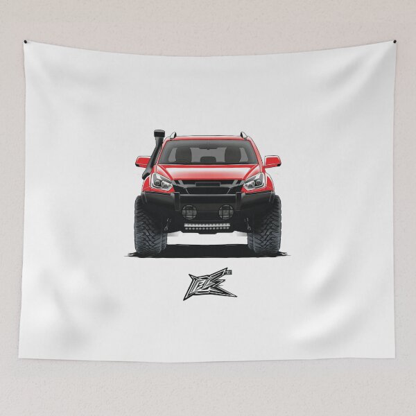 Item preview, isuzu dmax vcross overland red  designed and sold by NaquashM.
