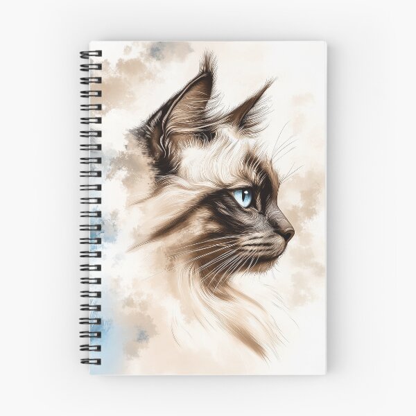 Item preview, Two cats watercolor designed and sold by PetsArt.