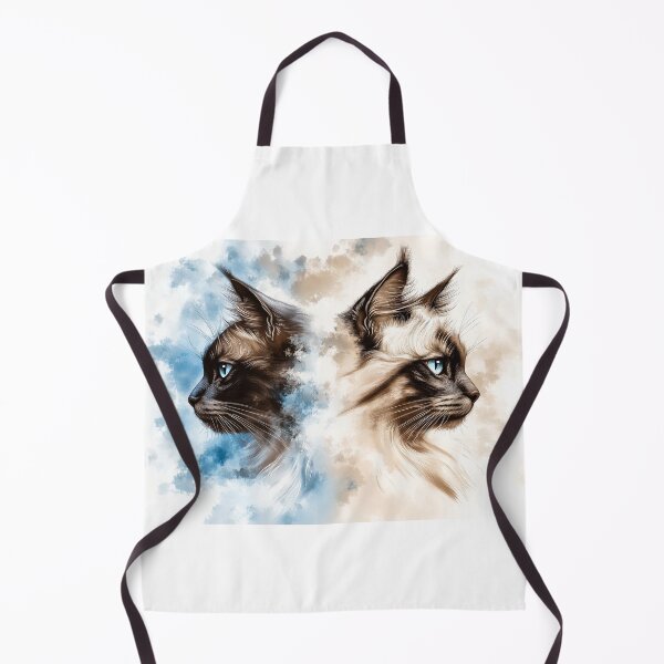 Item preview, Two cats watercolor designed and sold by PetsArt.