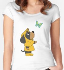 Dog Women's Fitted Scoop T-Shirt