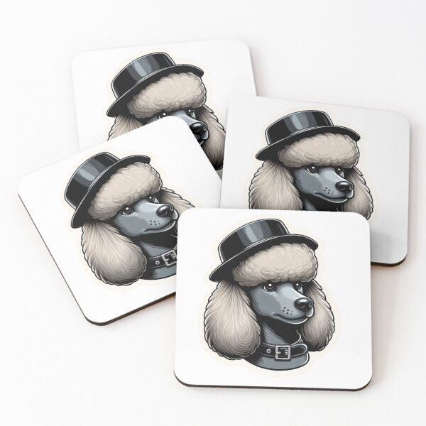 Item preview, Poodle with hat _ White designed and sold by Arleven.