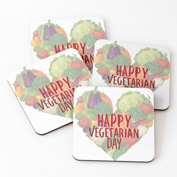 Item preview, Happy Vegetarian Day. Love Veggies, Stay Healthy designed and sold by GlowUpLook.