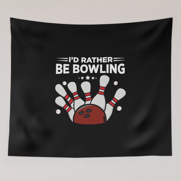 Item preview, I'd rather be Bowling – Bowler Style Design" designed and sold by paulo silveira.