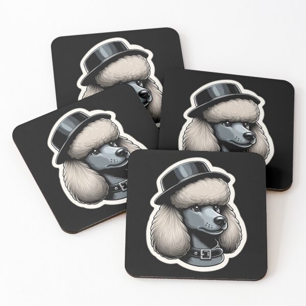 Item preview, Poodle with hat _ Black designed and sold by Arleven.