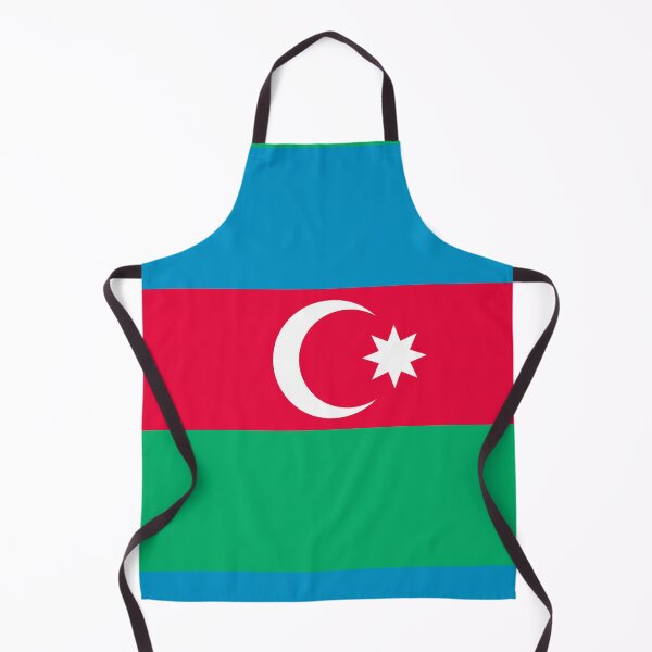 Item preview, Azerbaijan Flag Print: Cultural Pride and Unity designed and sold by communedesigns.