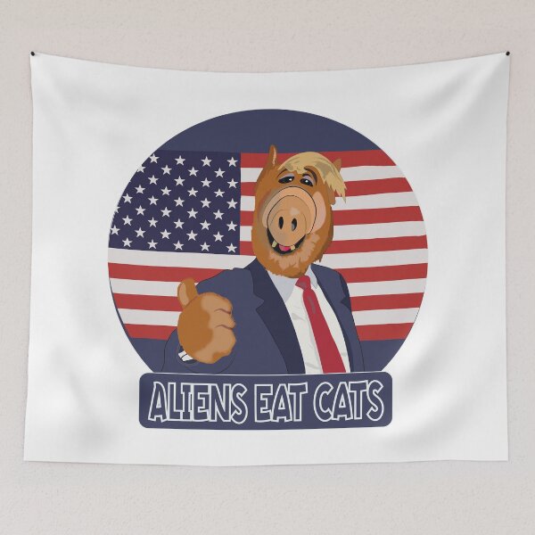 Item preview, Alf the cat-eating alien imitates Trump. designed and sold by Nanar1984.