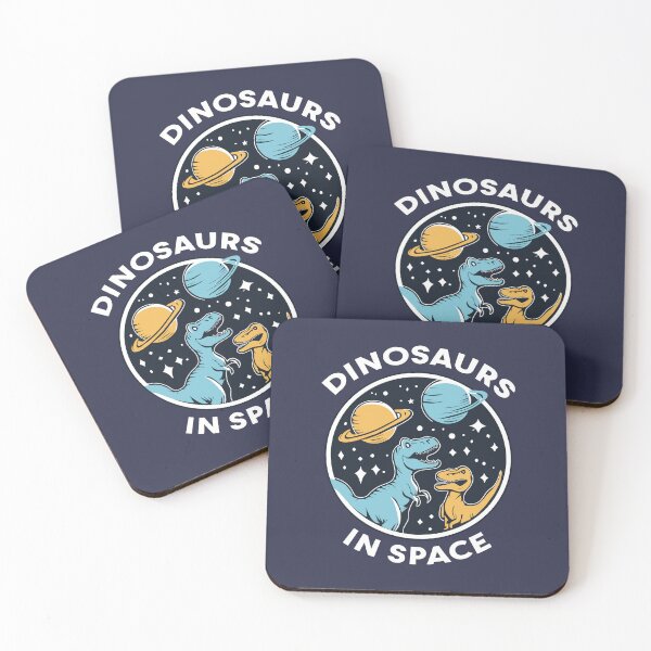 Item preview, Dinosaurs In Space designed and sold by ChunkByChunk.