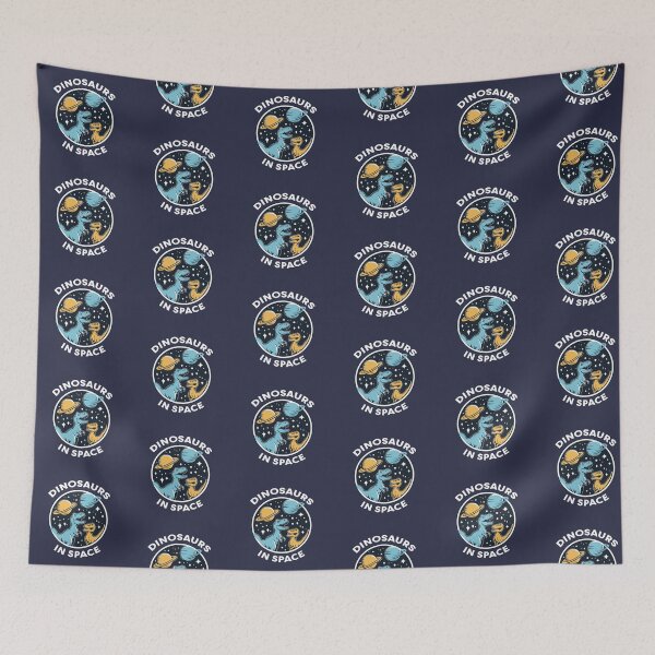 Item preview, Dinosaurs In Space designed and sold by ChunkByChunk.